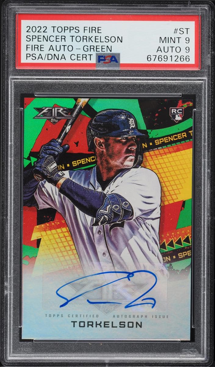 Spencer Torkelson 2022 topps Topps Fire
