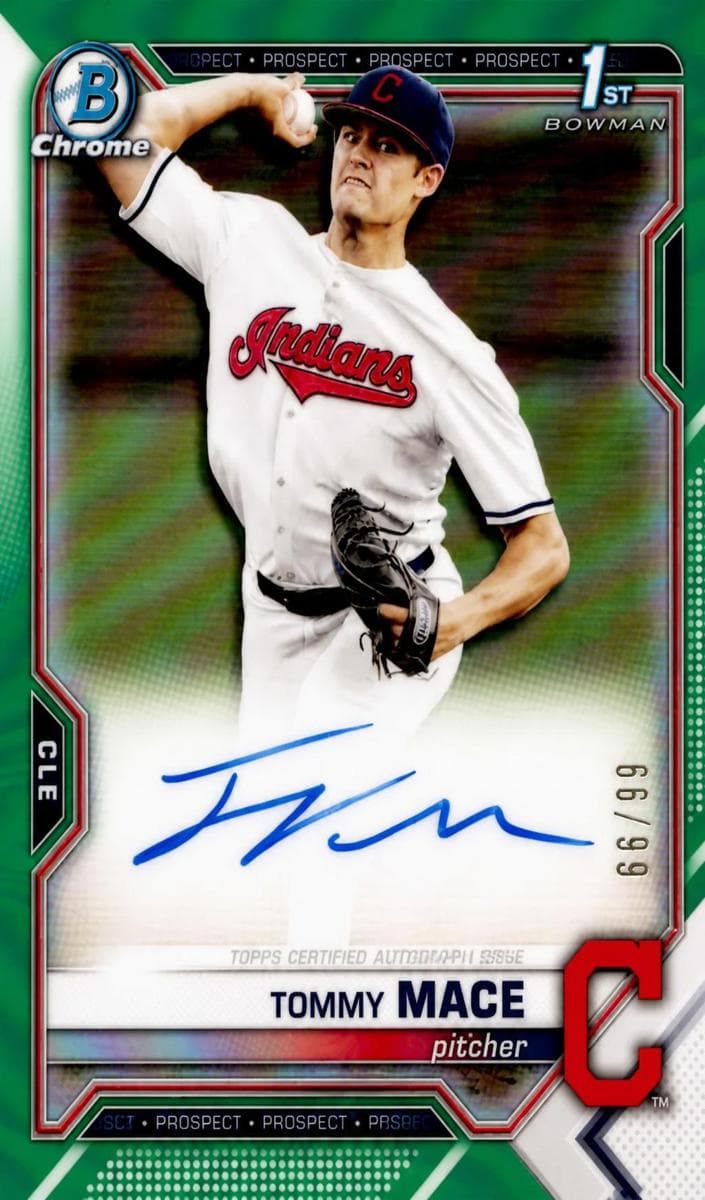 Tommy Mace 2021 bowman Bowman Draft