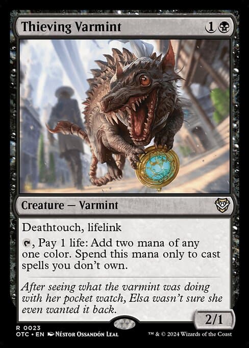 Thieving Varmint 2024 Magic: The Gathering Outlaws of Thunder Junction Commander