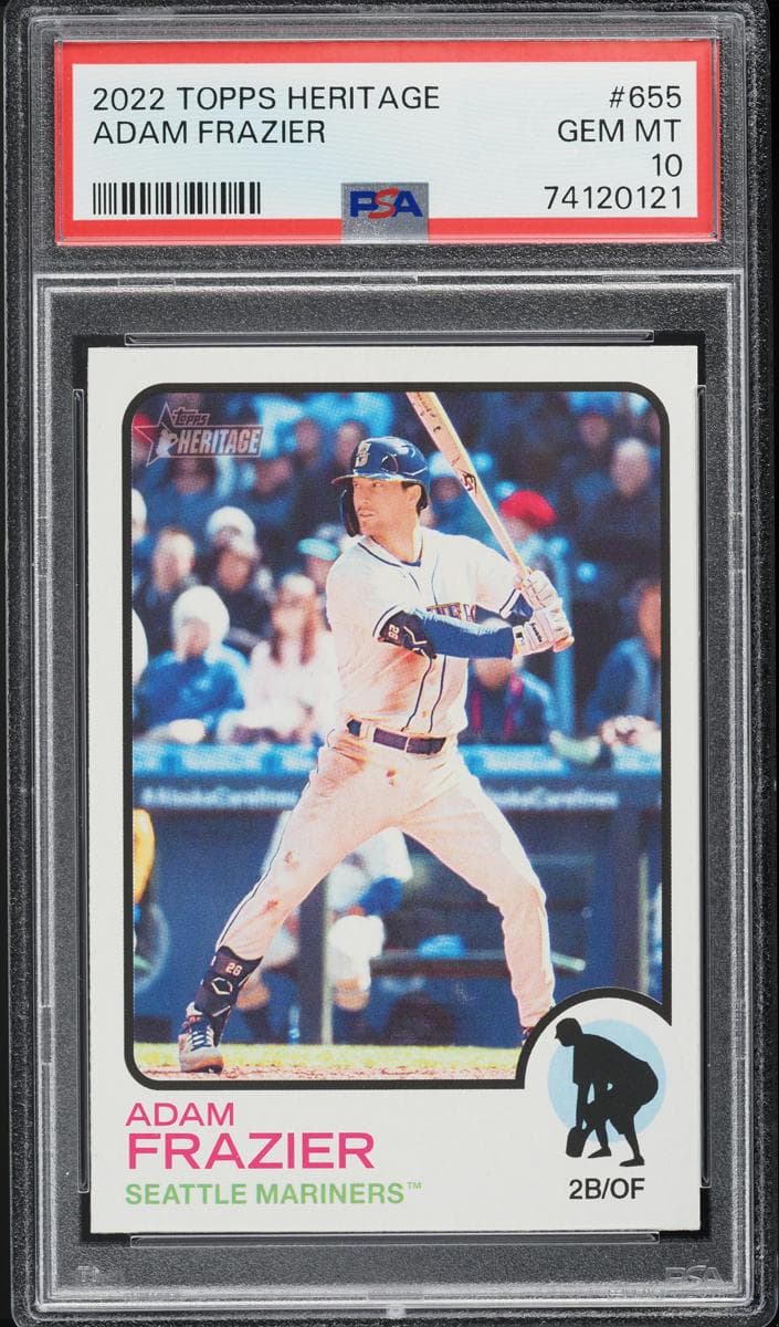 Adam Frazier 2022 topps Topps Heritage