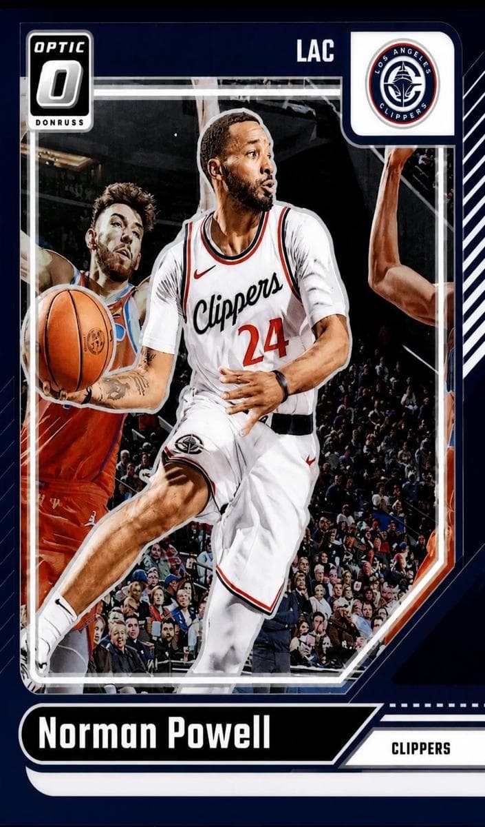 Norman Powell 2024 panini Donruss Optic