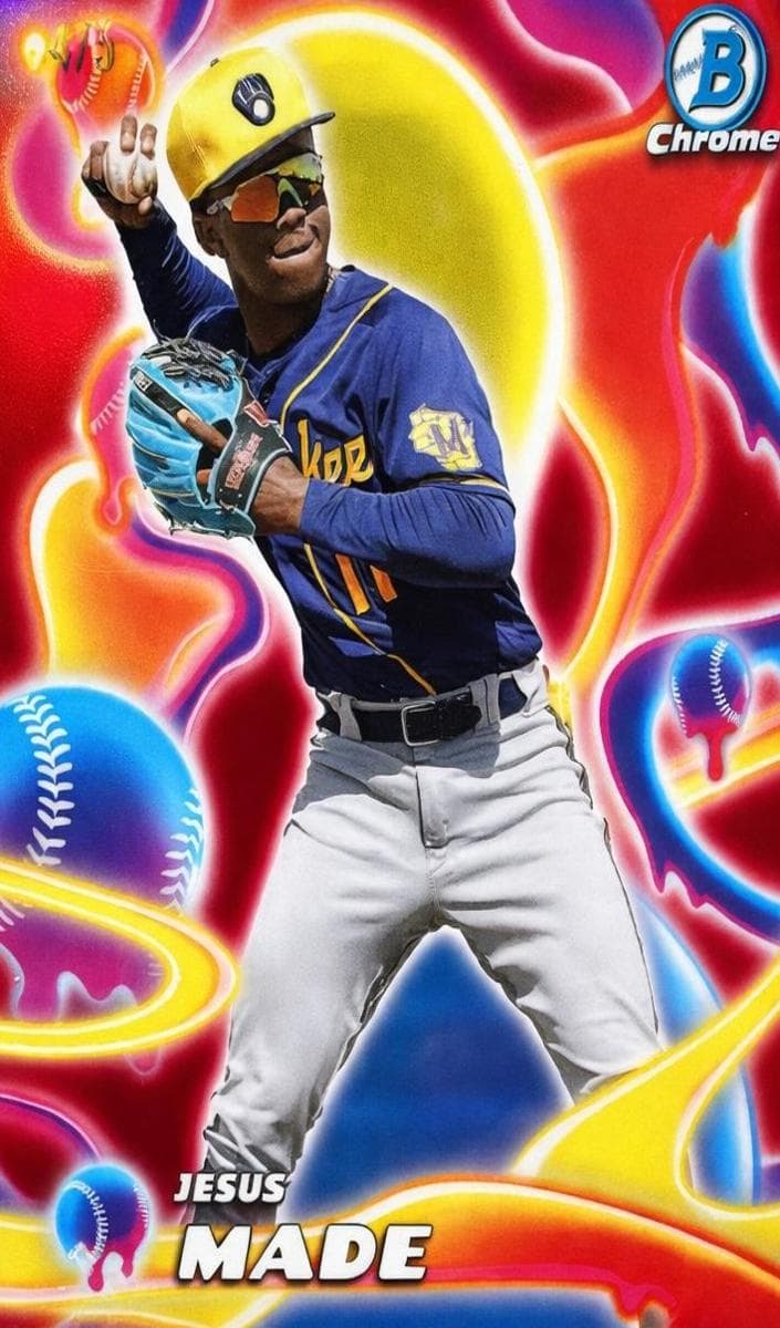 Jesus Made 2025 bowman Bowman Chrome