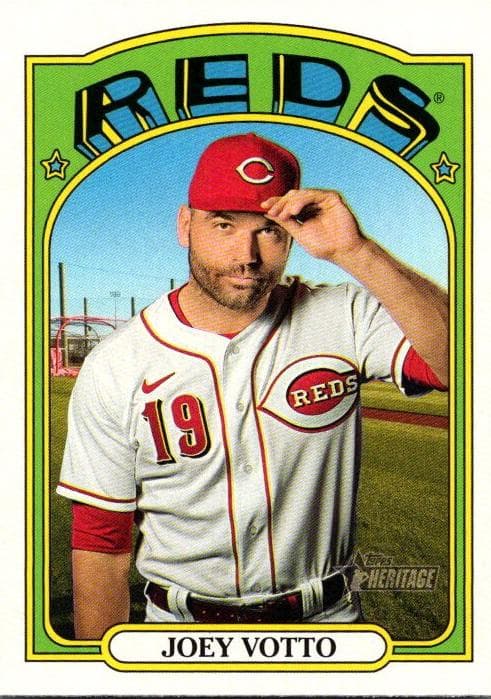 Joey Votto 2021 topps Topps Heritage