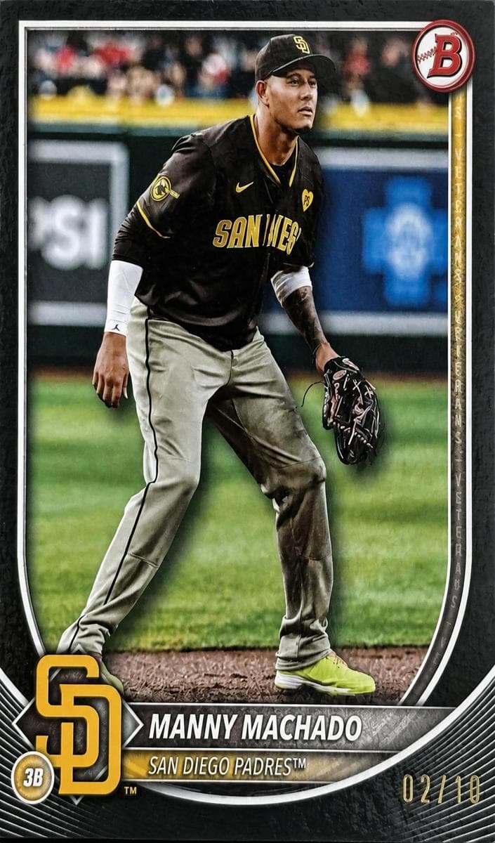 Manny Machado 2025 bowman Bowman