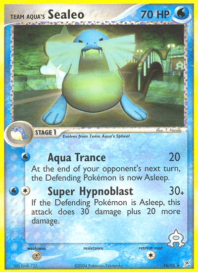 Team Aqua's Sealeo 2015 Pokemon Korean Double Crisis