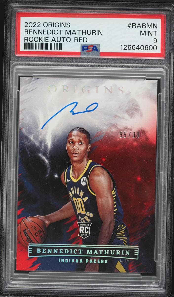 Bennedict Mathurin 2022 panini Panini Origins