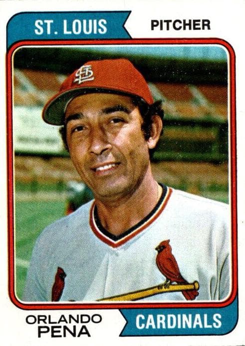 Orlando Pena 1974 topps Topps