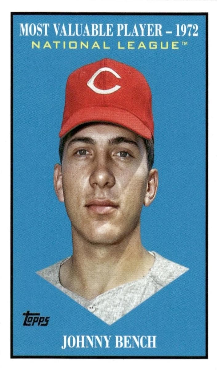 Johnny Bench 2025 topps Update Most Valuable