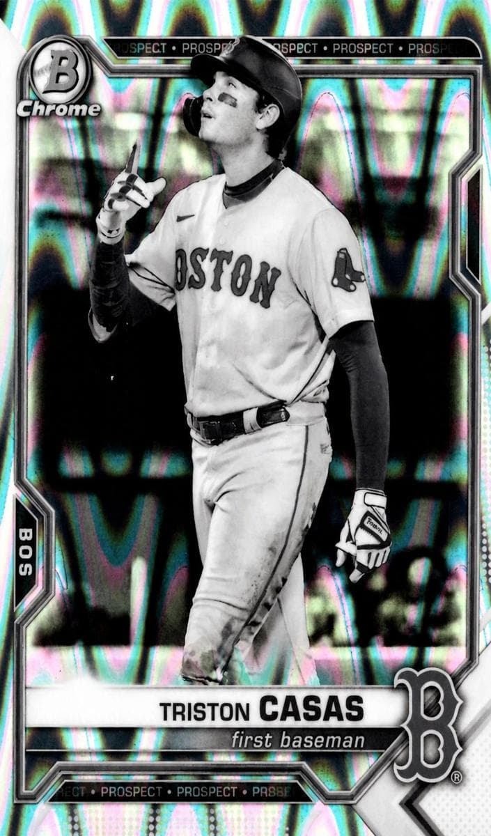 Triston Casas 2021 bowman Bowman Draft Sapphire Edition