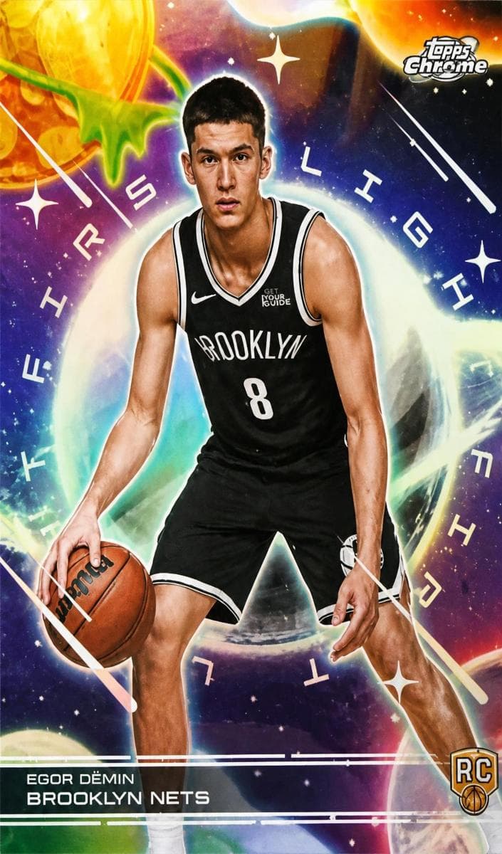 Egor Dëmin 2025 topps Topps Cosmic Chrome