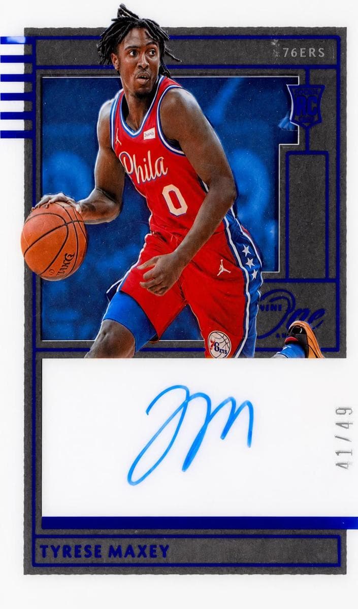 Tyrese Maxey 2020 panini