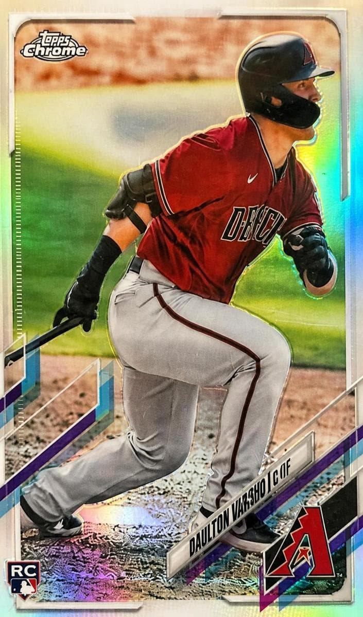 Daulton Varsho 2021 topps Topps Chrome