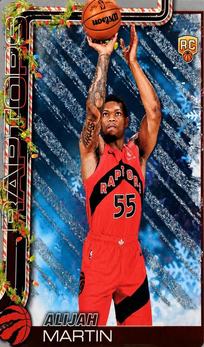 Alijah Martin 2025 topps Topps Holiday