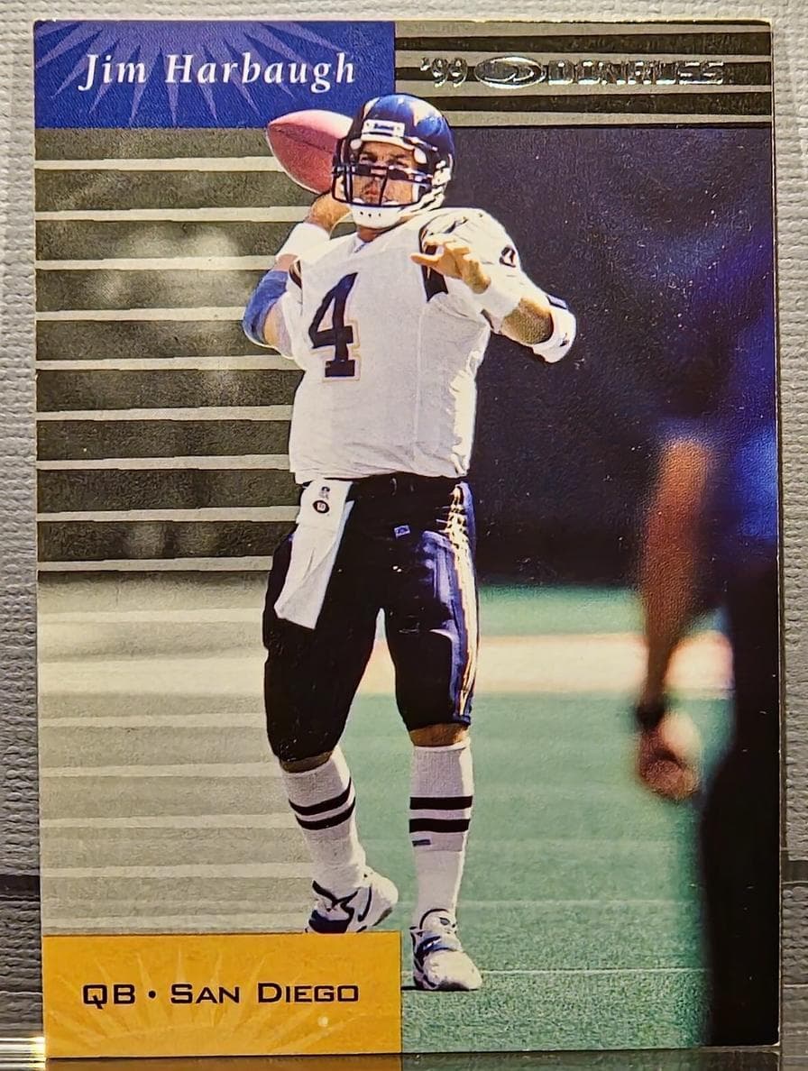 Jim Harbaugh 1999 panini Donruss