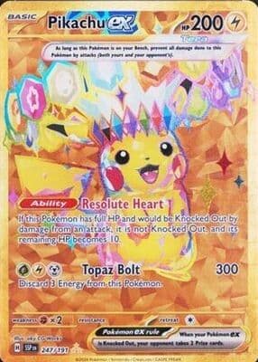 Pikachu ex 2024 Pokemon