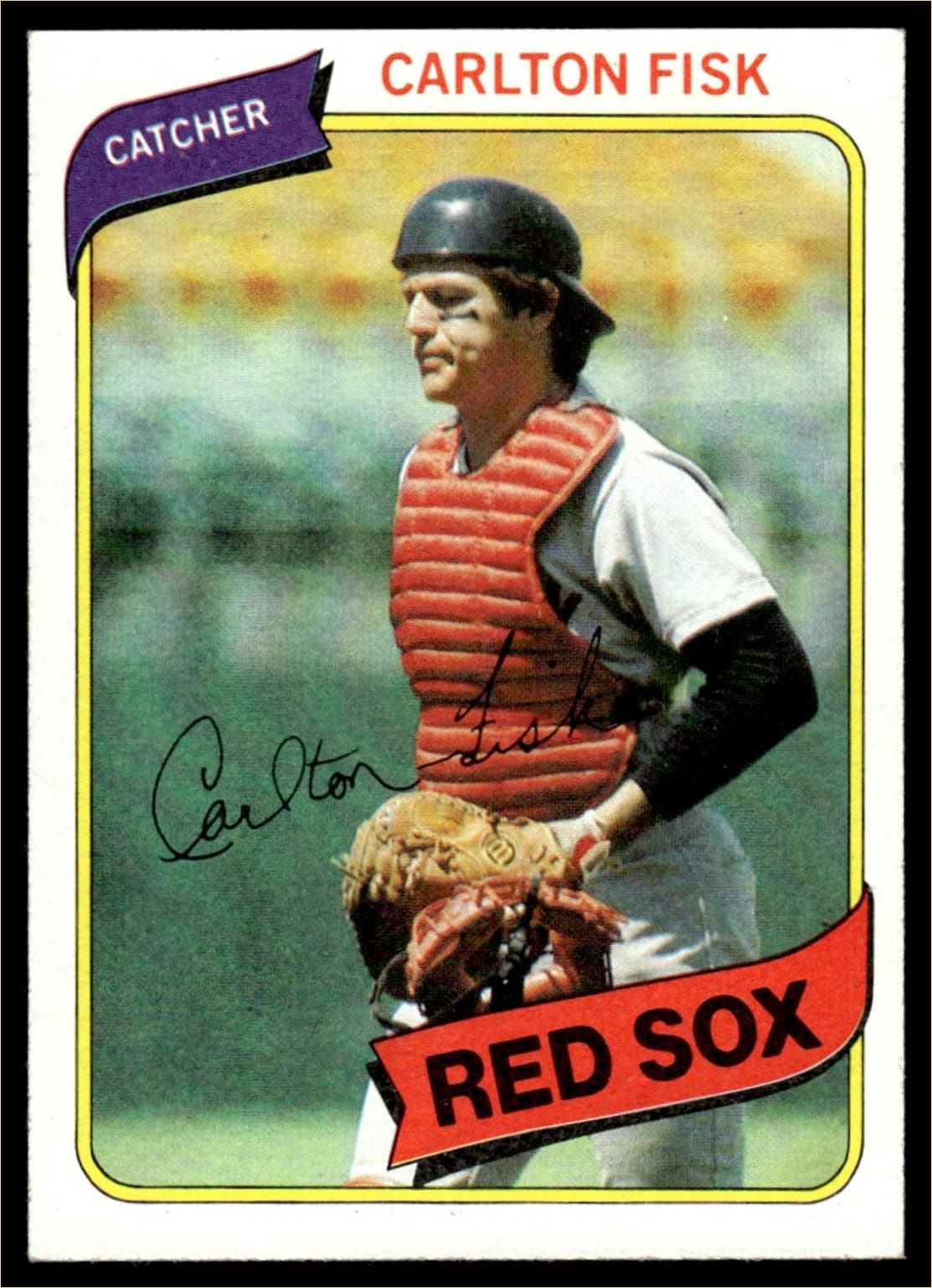 Carlton Fisk Boston 1980 Topps 1980 Topps