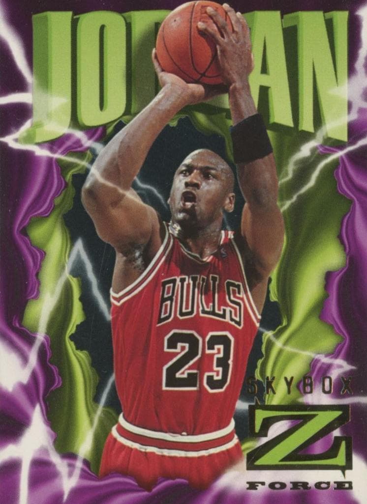 Michael Jordan 1996 skybox Z-force