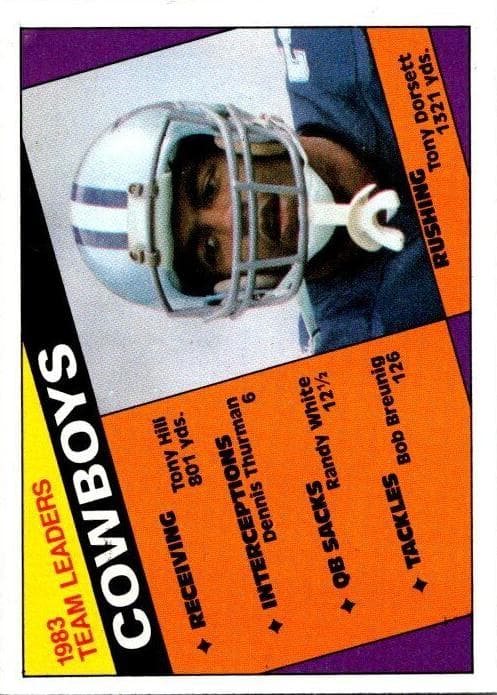 Cowboys Team Leaders - Tony Dorsett #235