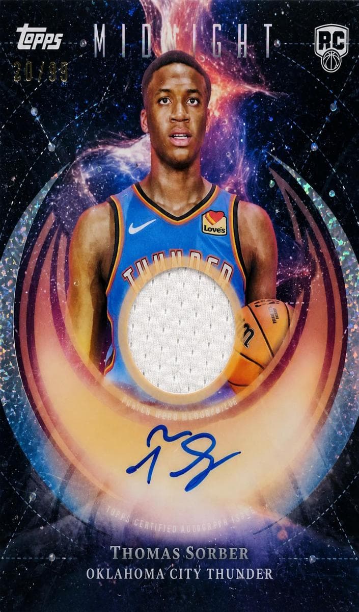 Thomas Sorber 2025 topps Topps Midnight
