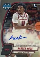 Karter Knox trading card