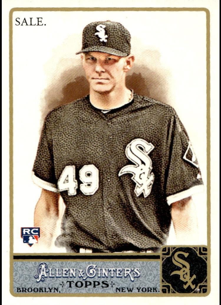 Chris Sale 2011 topps