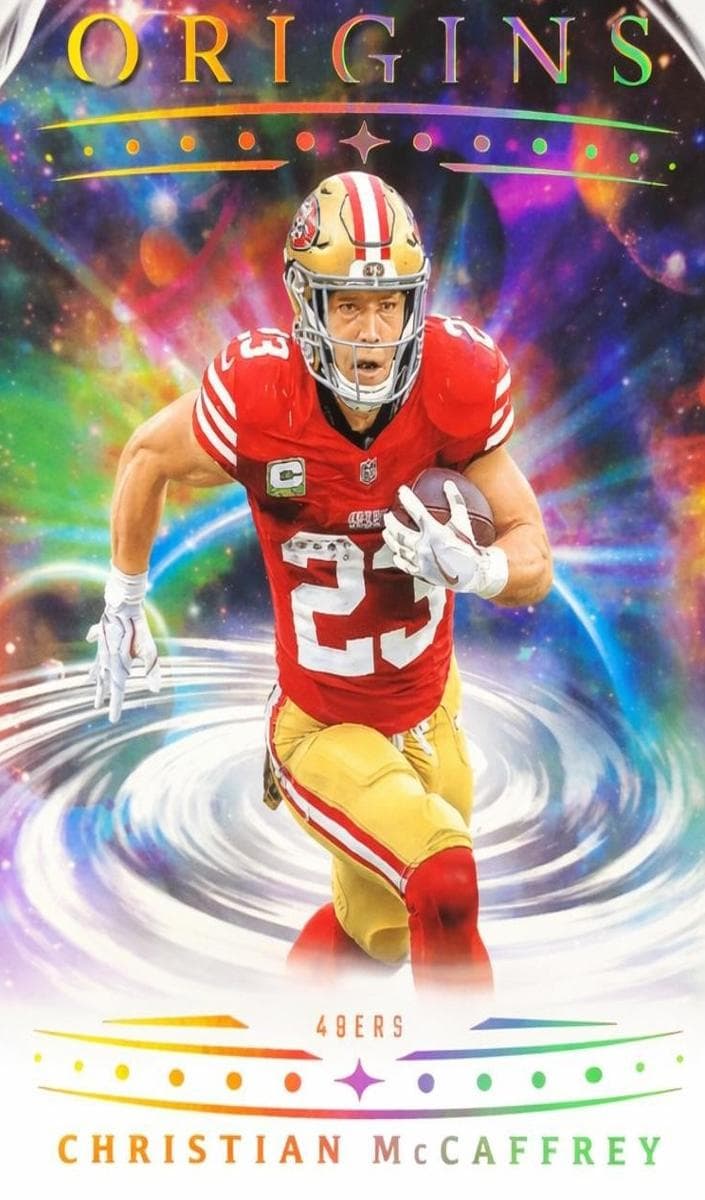 Christian McCaffrey 2025 panini Panini Origins