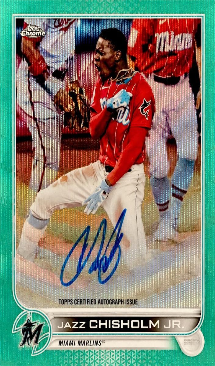 Jazz Chisholm Jr. 2022 topps Topps Chrome