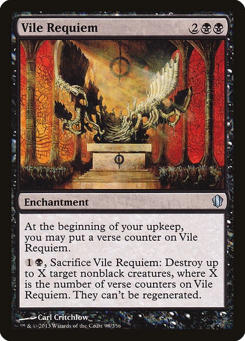 Vile Requiem 2020 Magic: The Gathering The List Reprints C13