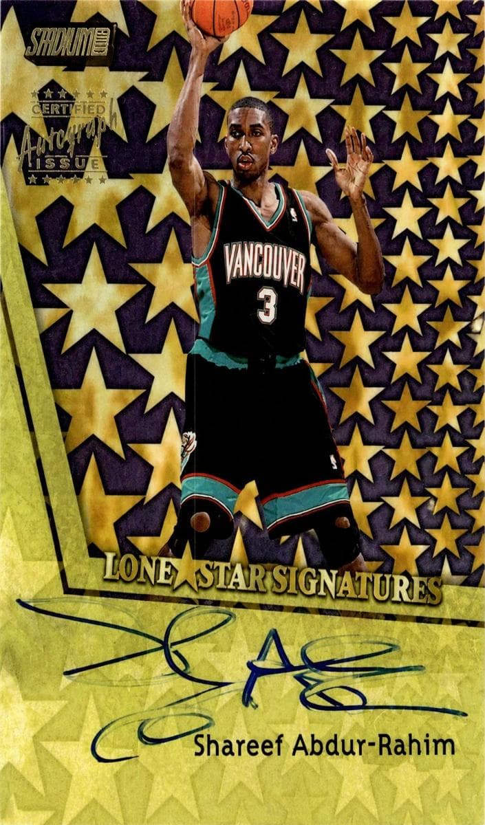 Shareef Abdur-Rahim 1999 unknown Stadium Club