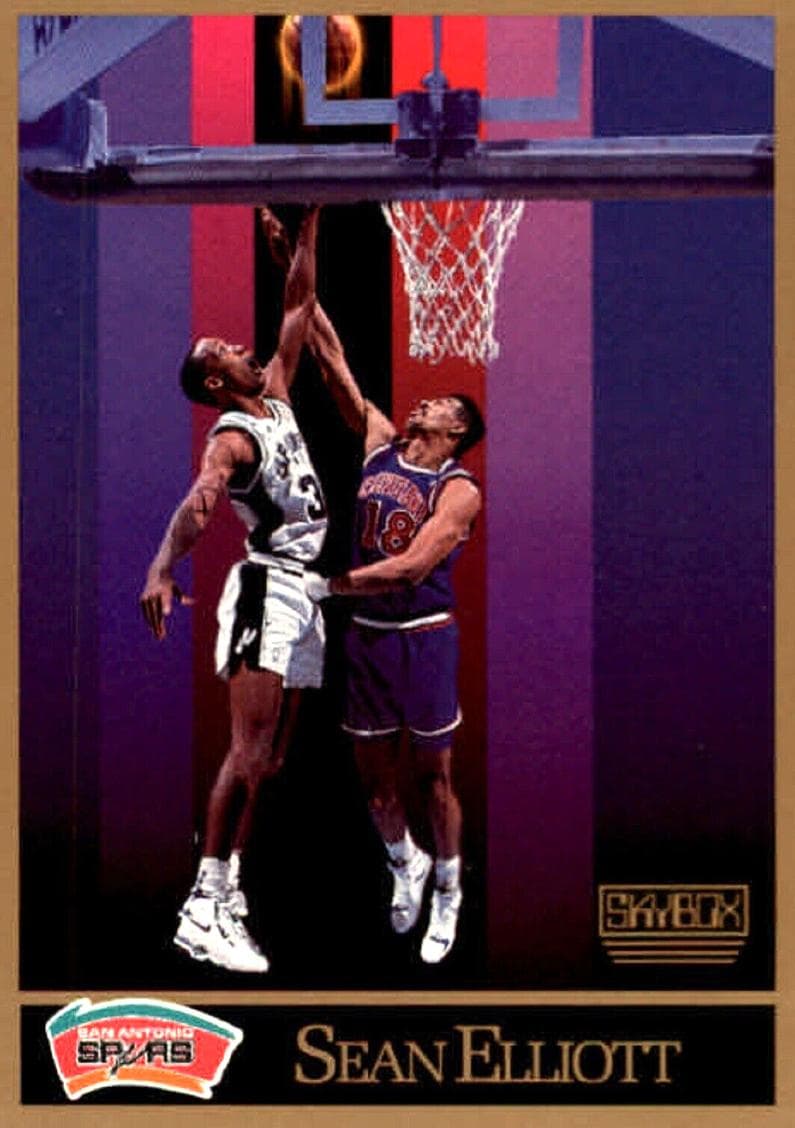 Sean Elliott 1990 fleer