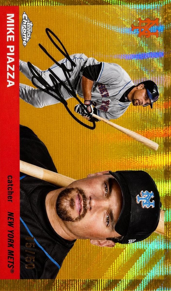 Mike Piazza 2025 topps Topps Chrome Platinum