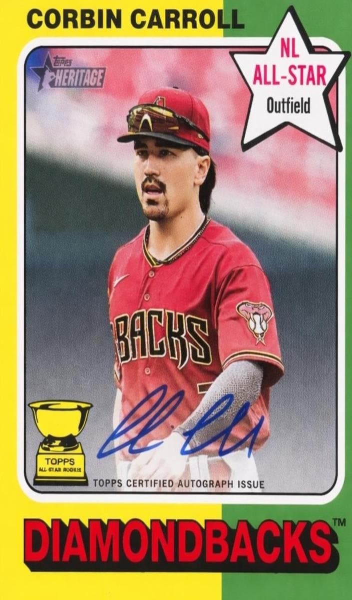 Corbin Carroll 2024 topps Topps Heritage