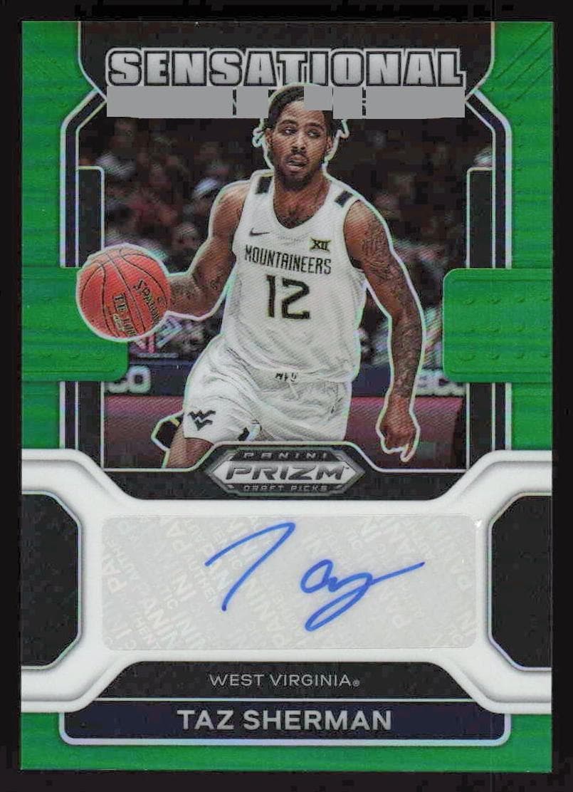Taz Sherman trading card