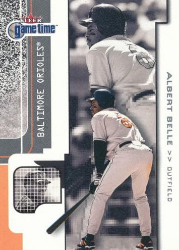 Albert Belle 2001 fleer Fleer Game Time
