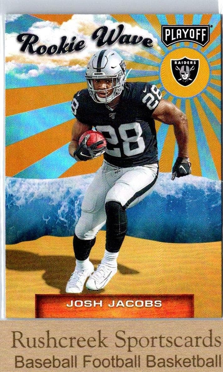 Josh Jacobs 2019 panini Panini Playoff