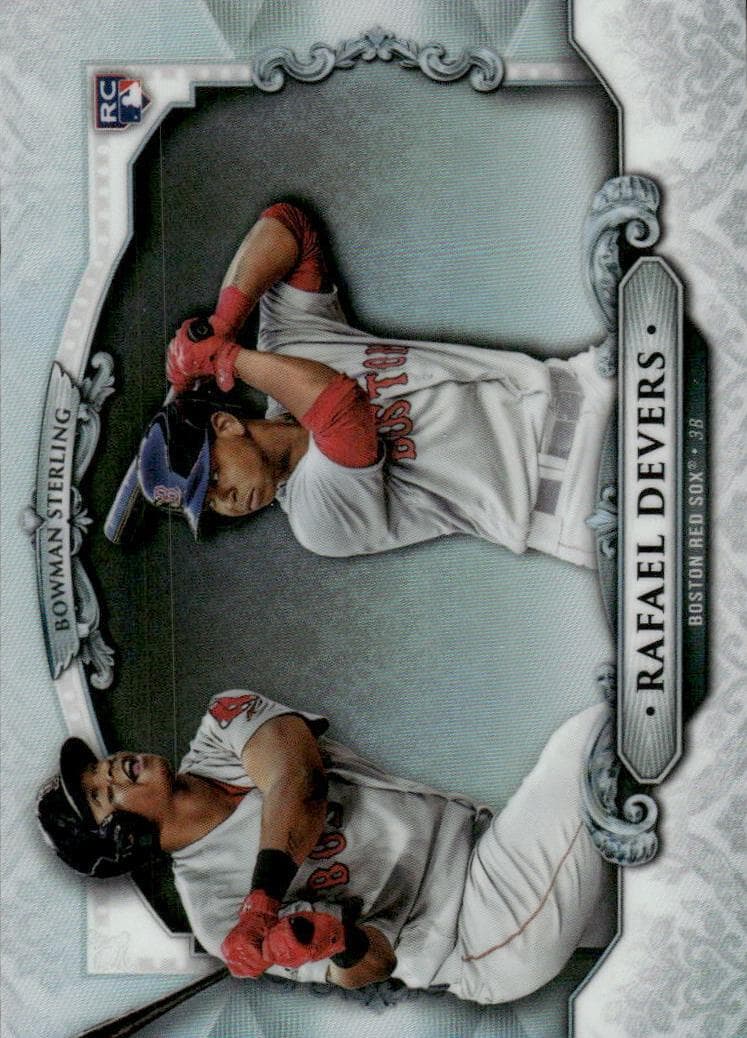 Rafael Devers 2018 bowman Chrome Bowman Sterling Continuity