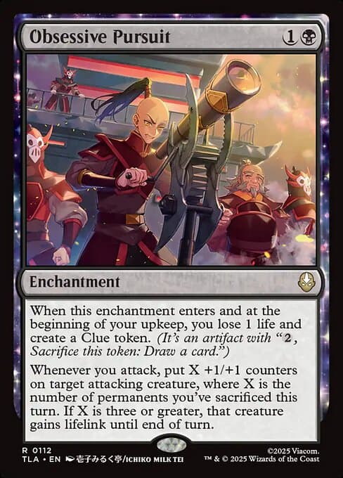 Obsessive Pursuit 2025 Magic: The Gathering Avatar: The Last Airbender