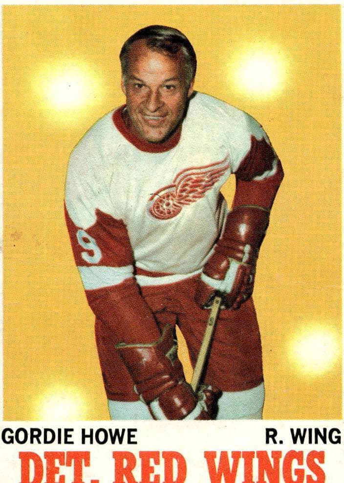 Gordie Howe 1970 topps Topps