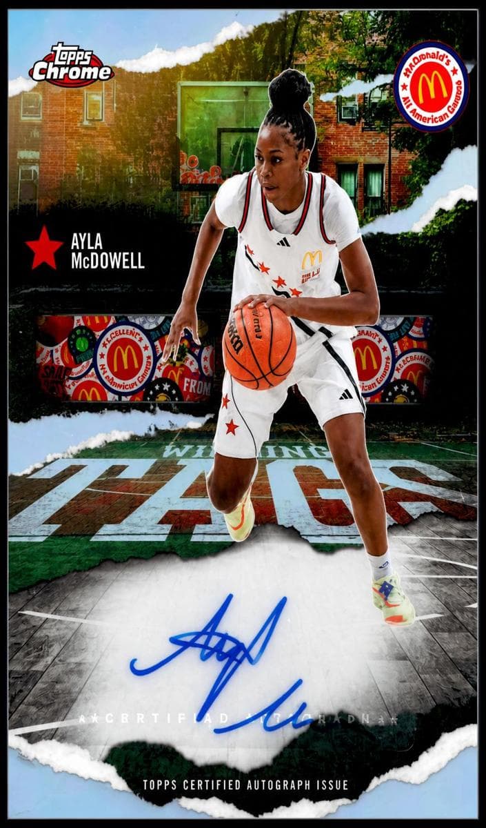Ayla McDowell 2025 topps