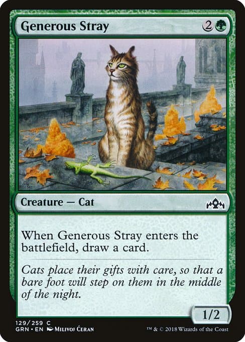 Generous Stray 2018 Magic: The Gathering Guilds of Ravnica