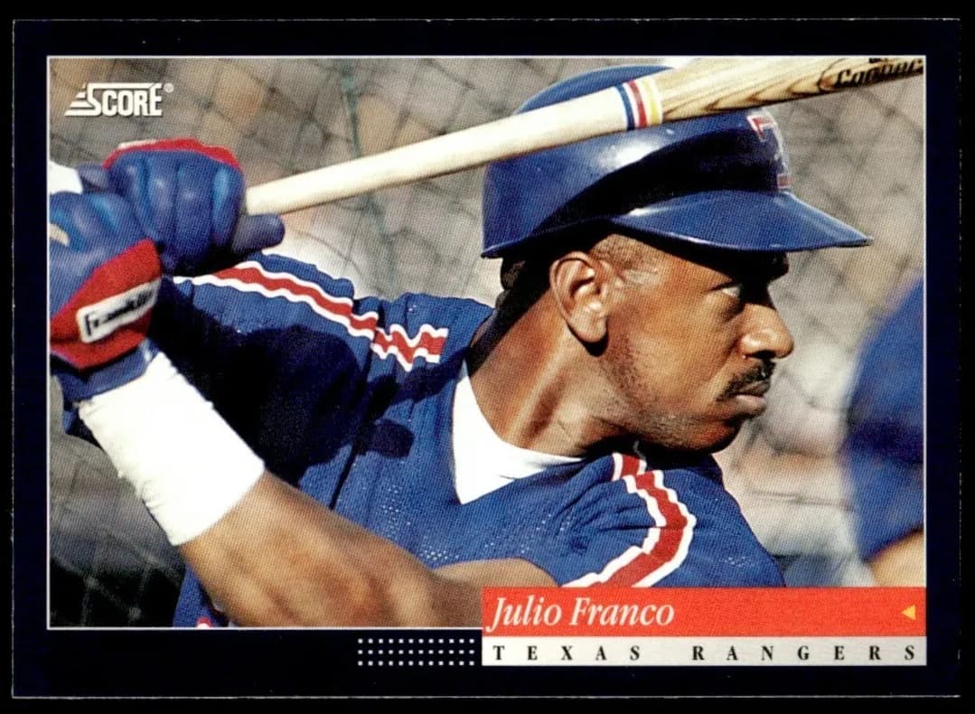 Julio Franco 1994 panini Score