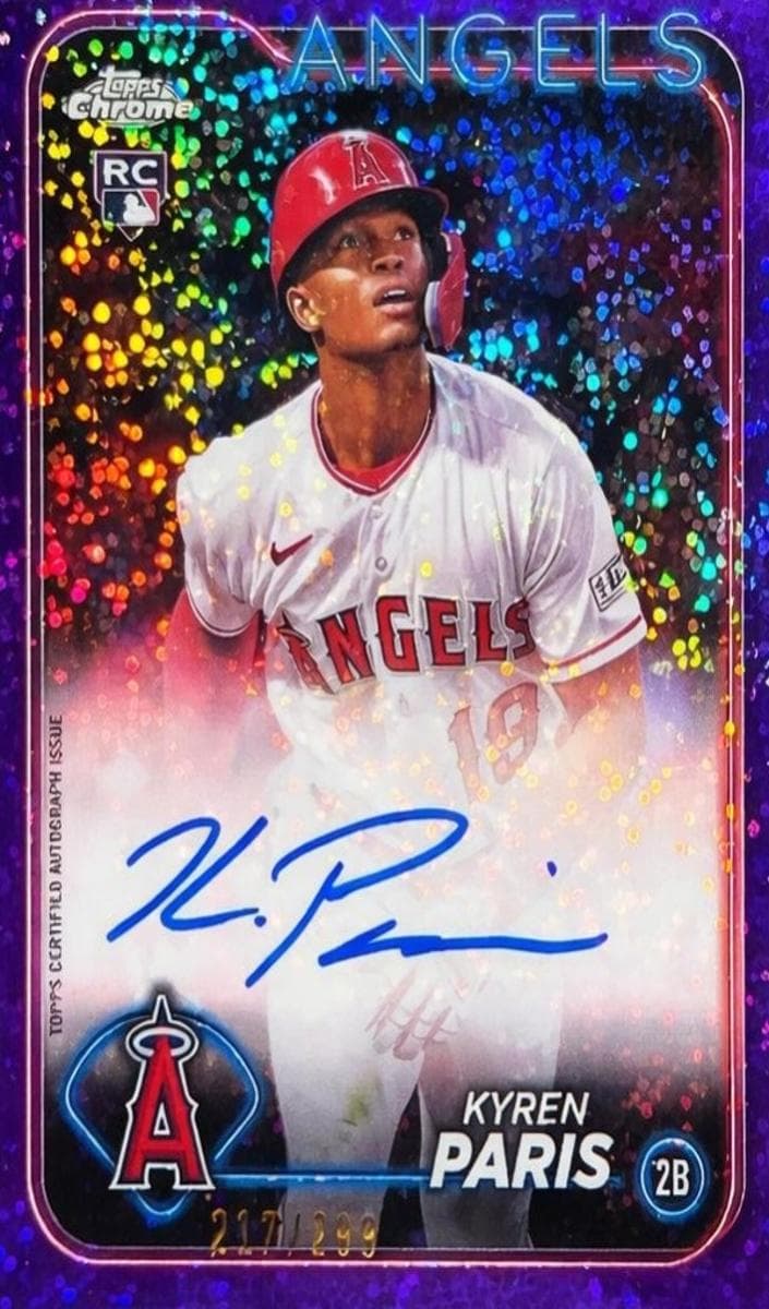 Kyren Paris 2024 topps Topps Chrome