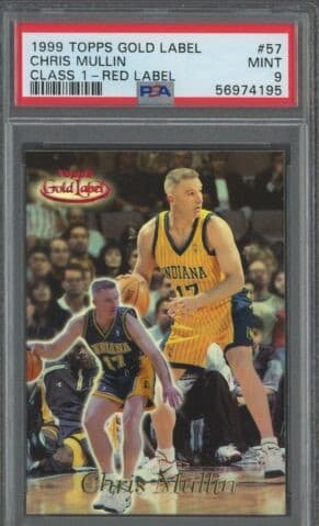 Chris Mullin 1999 topps Topps Gold Label