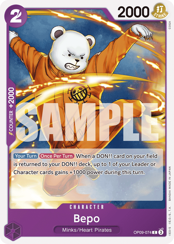Bepo 2024 One Piece Japanese Emperors in the New World