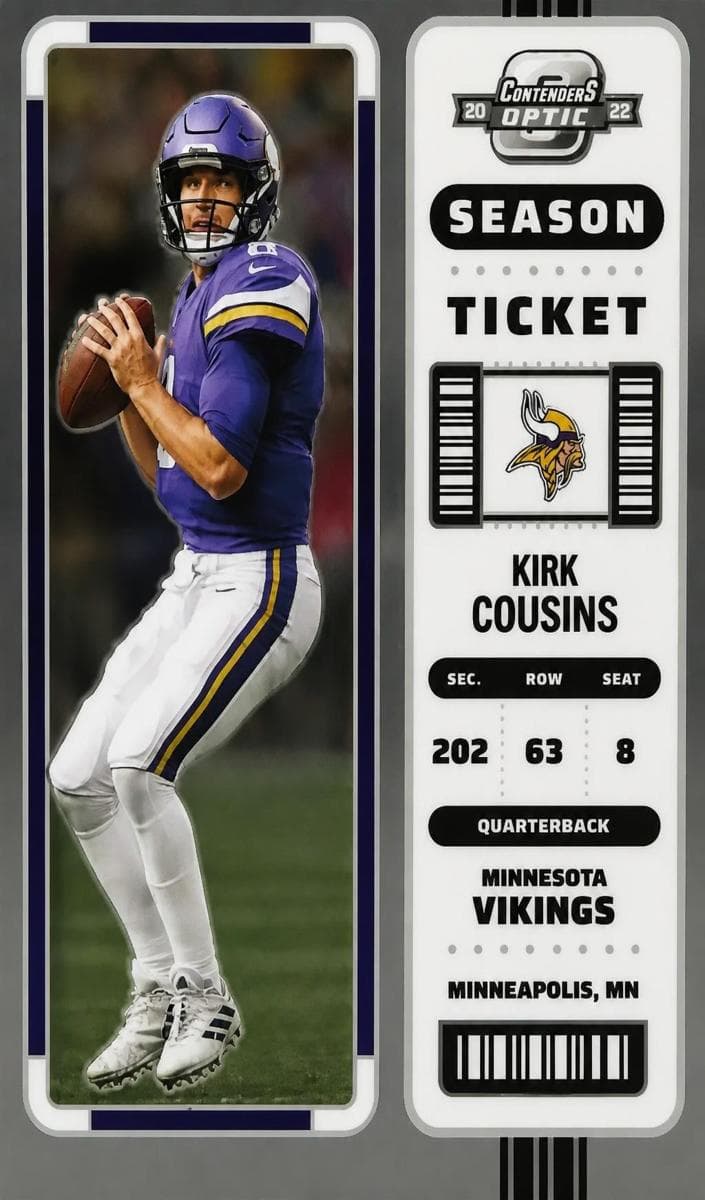 Kirk Cousins 2022 panini