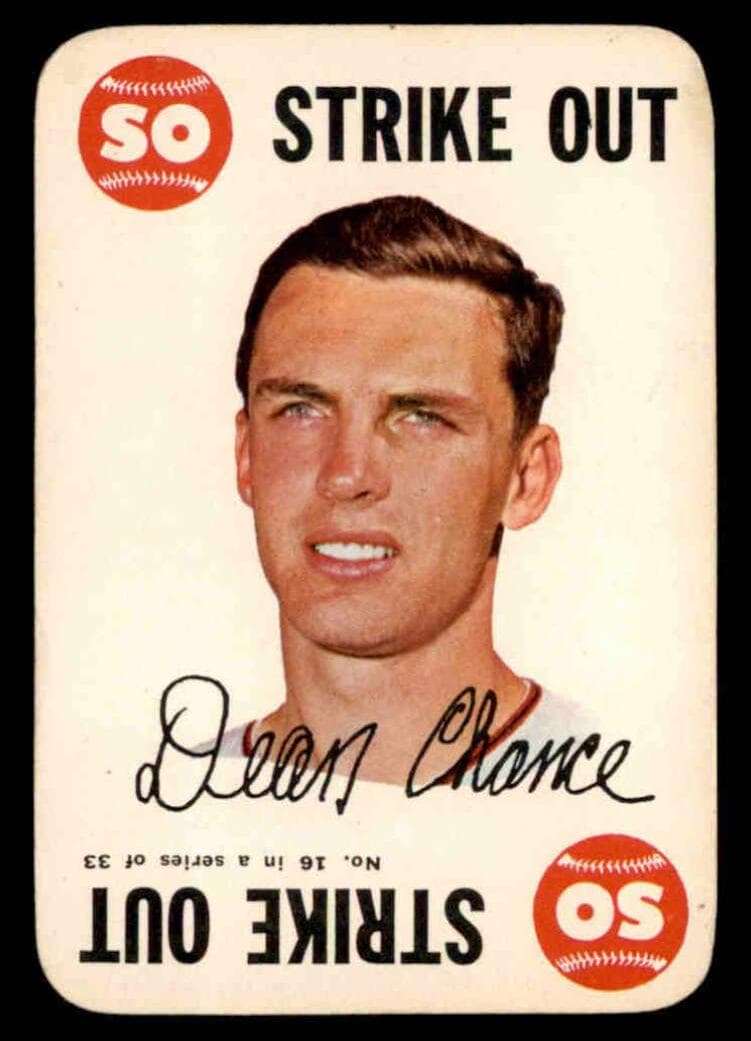 Dean Chance 1968 topps