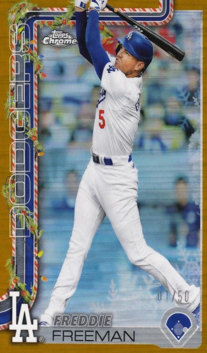 Freddie Freeman 2025 topps Holiday