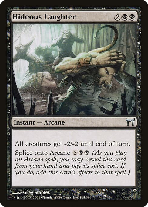 Hideous Laughter 2004 Magic: The Gathering Champions of Kamigawa