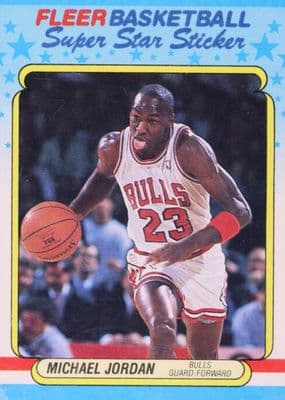 Michael Jordan 1988 fleer