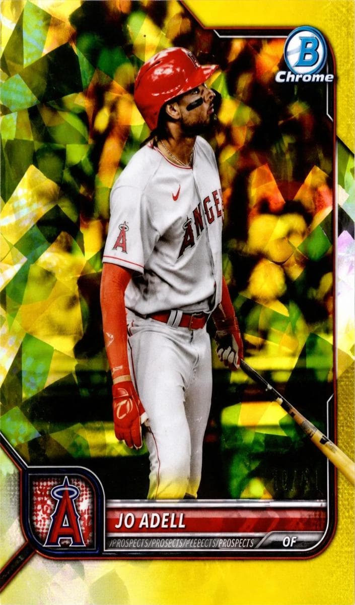 Jo Adell 2022 bowman Bowman Chrome Sapphire Edition